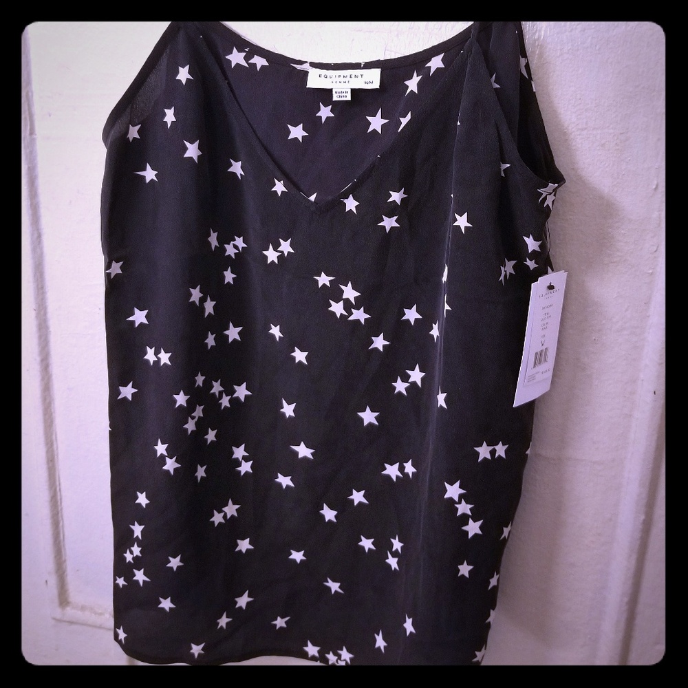 Equipment Layla Silk Cami Tank Top - NWT